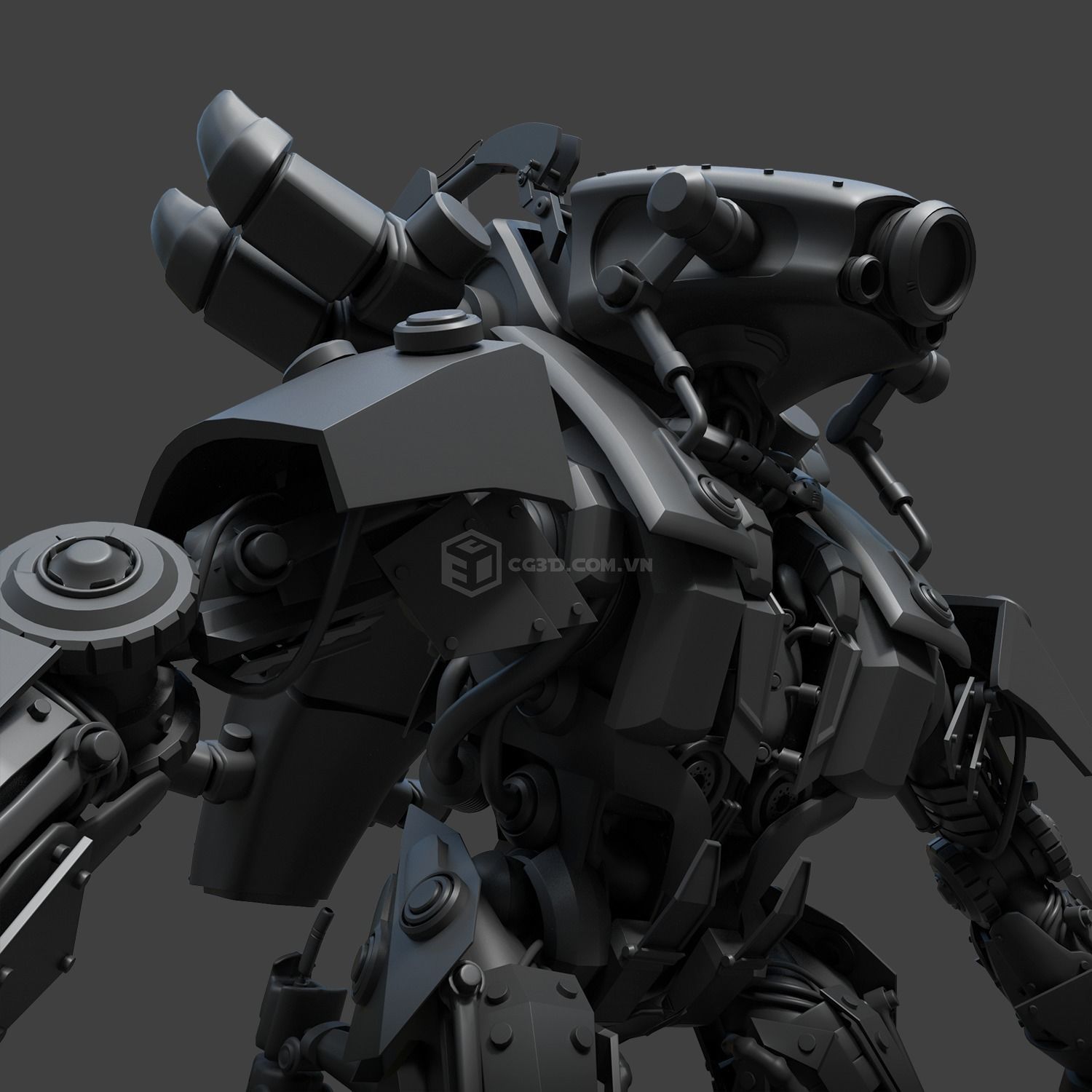 Fizza Robo Model- Highpoly 3D model_5