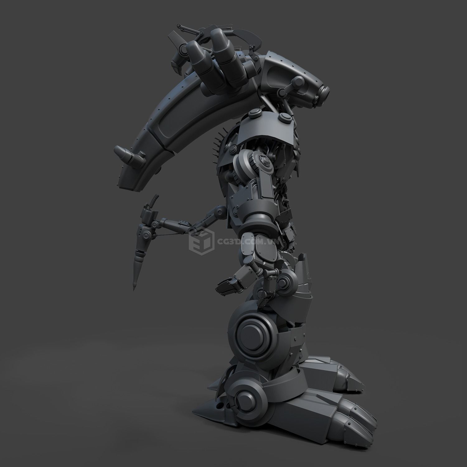 Fizza Robo Model- Highpoly 3D model_2