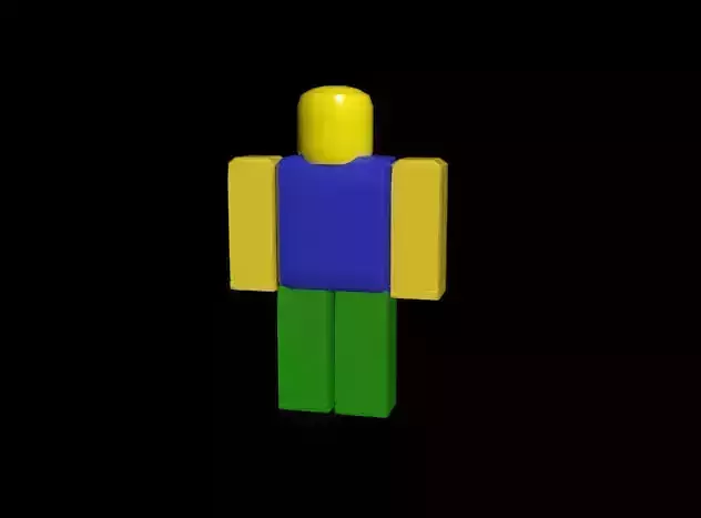 ROBLOX NOOB character normal Free 3D model
