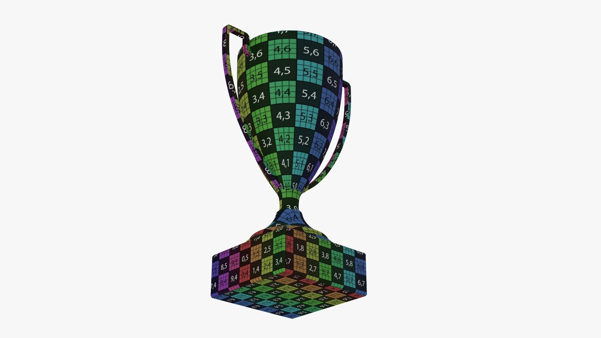 Cup trophy 05 3D model_14