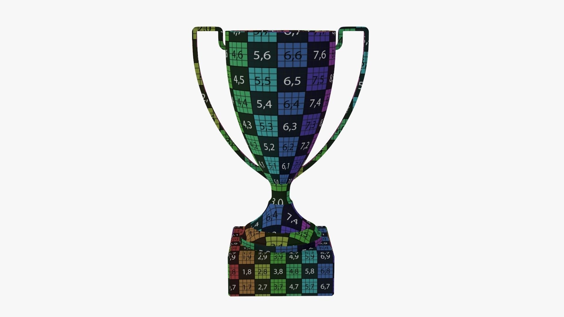 Cup trophy 05 3D model_10