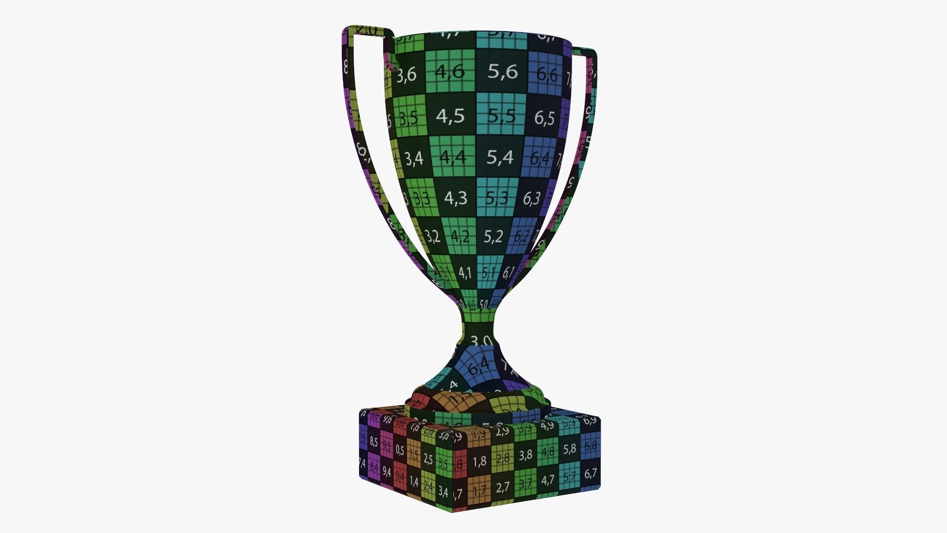 Cup trophy 05 3D model_11