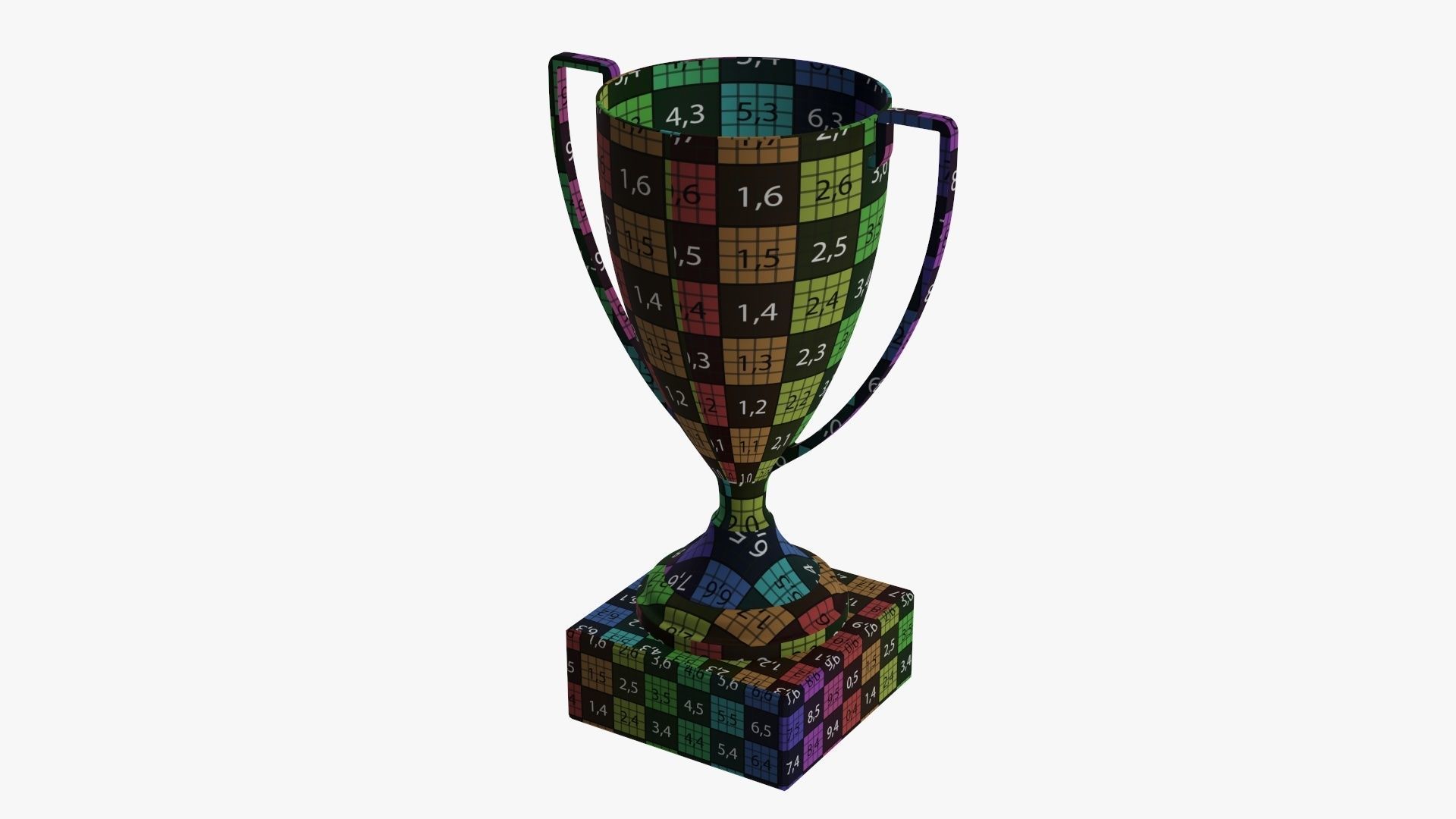 Cup trophy 05 3D model_12