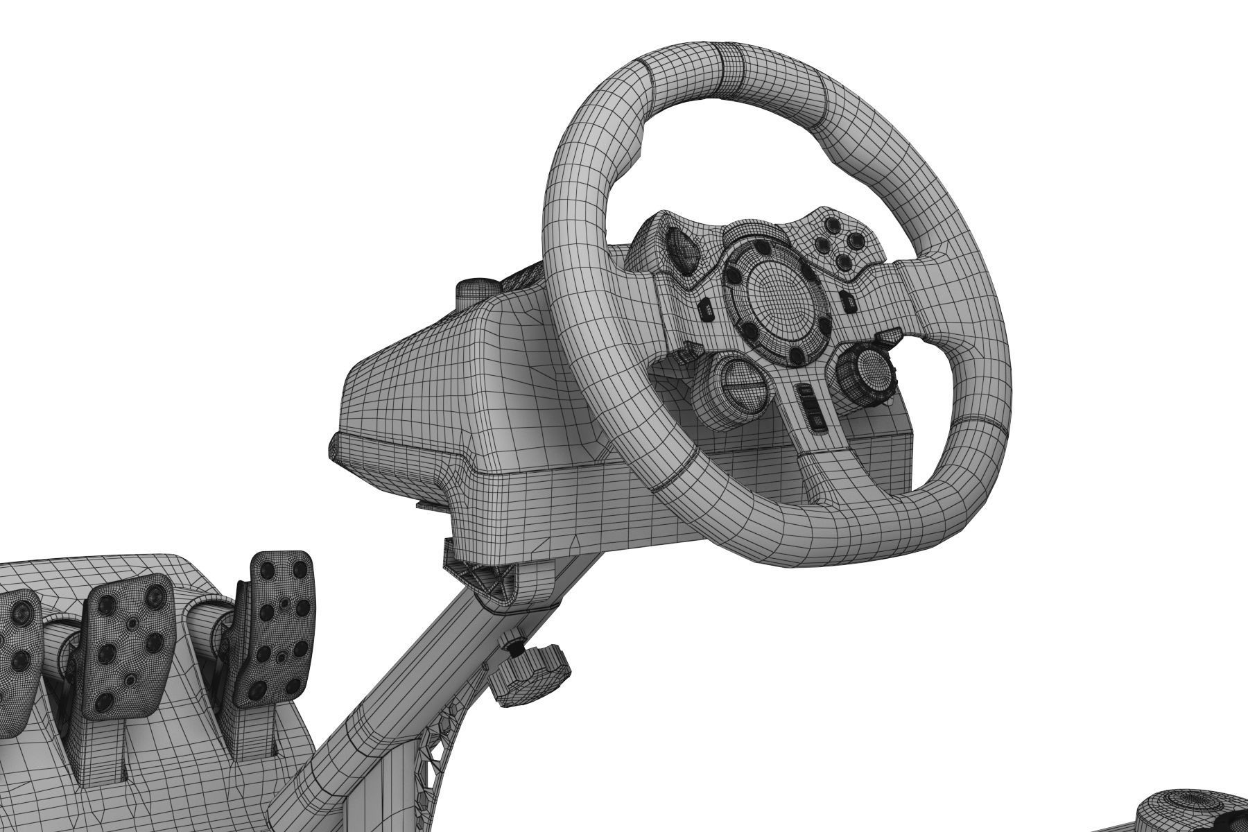 Playseat Evolution Alcantara Pro Racing Simulator Seat 3D Model 3D model_20