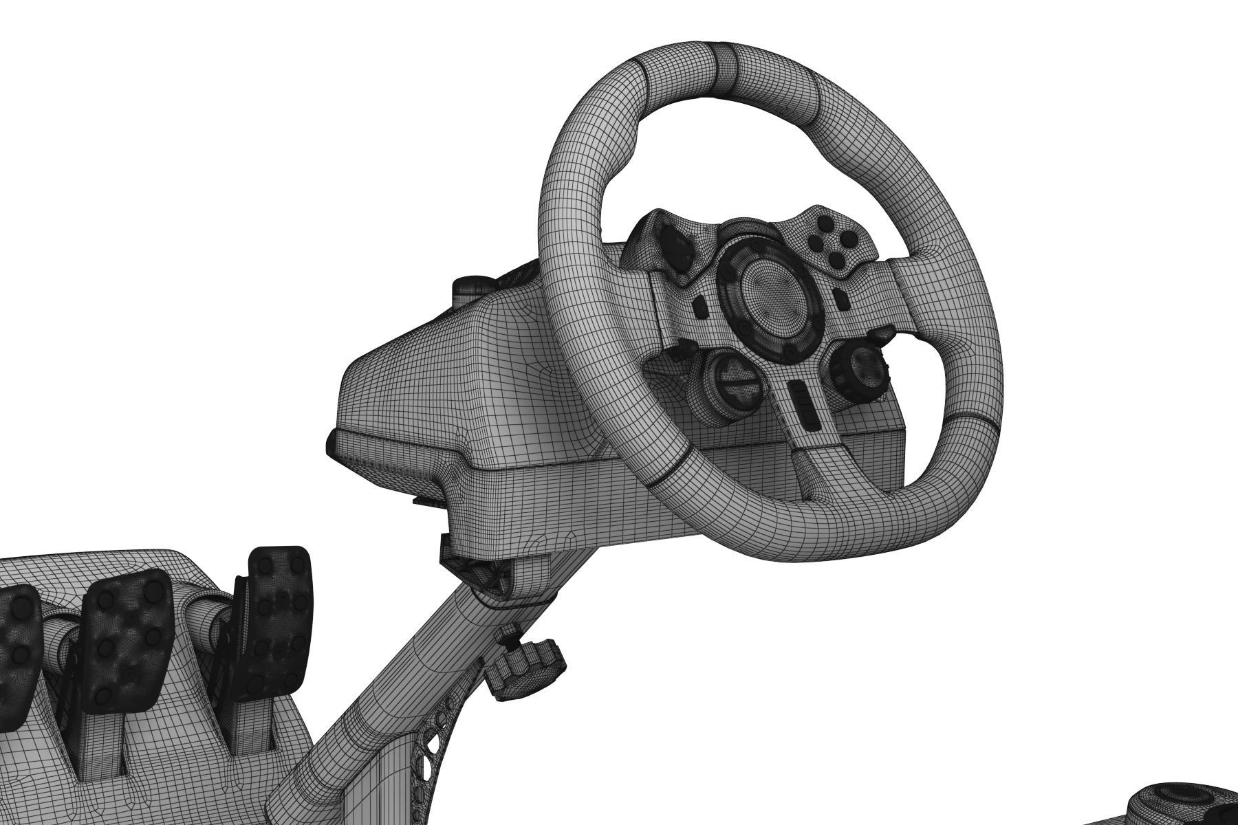 Playseat Evolution Alcantara Pro Racing Simulator Seat 3D Model 3D model_21