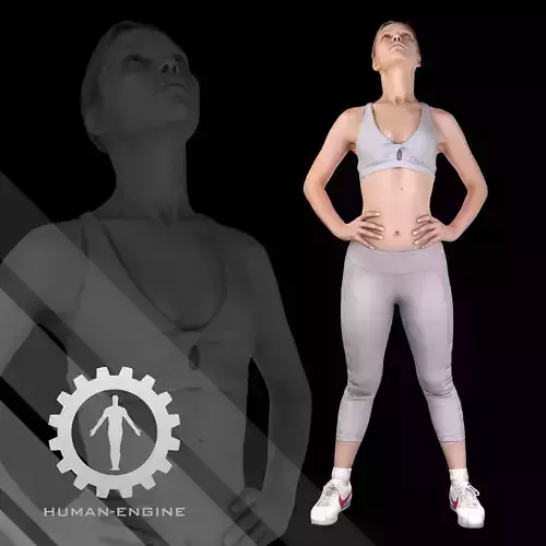 Female Scan - Olga 97 Simple Yoga Pose