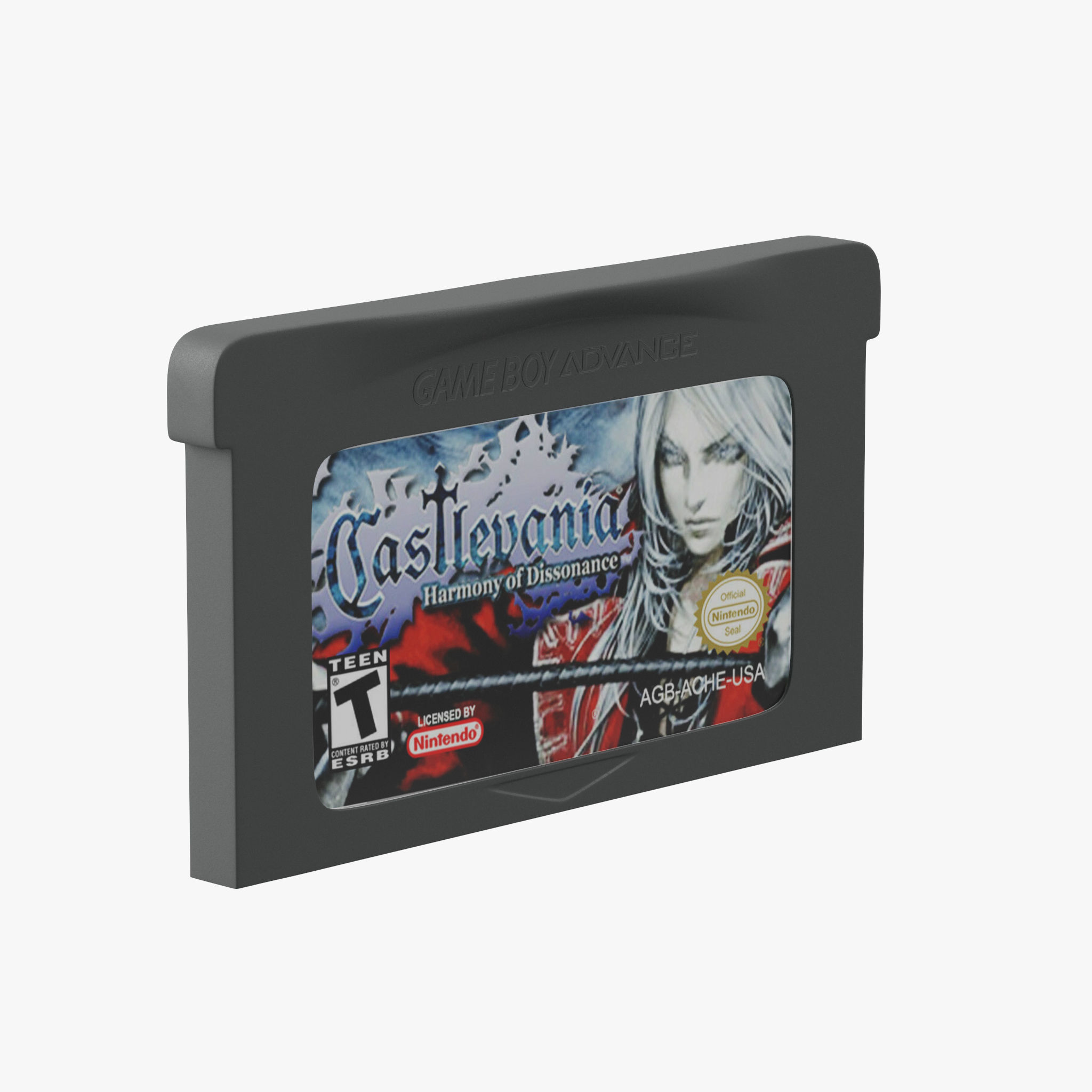 Game Boy Advance SP orange 3D model_26