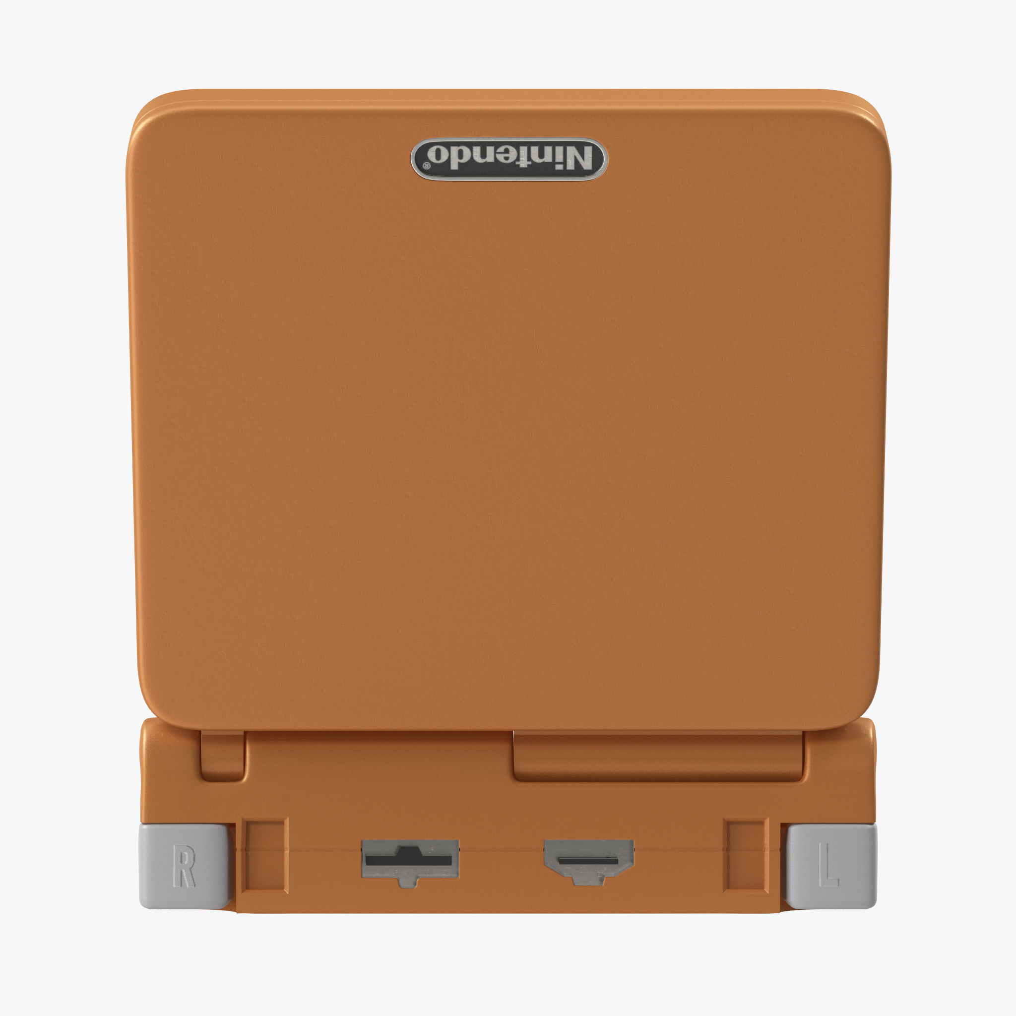 Game Boy Advance SP orange 3D model_15