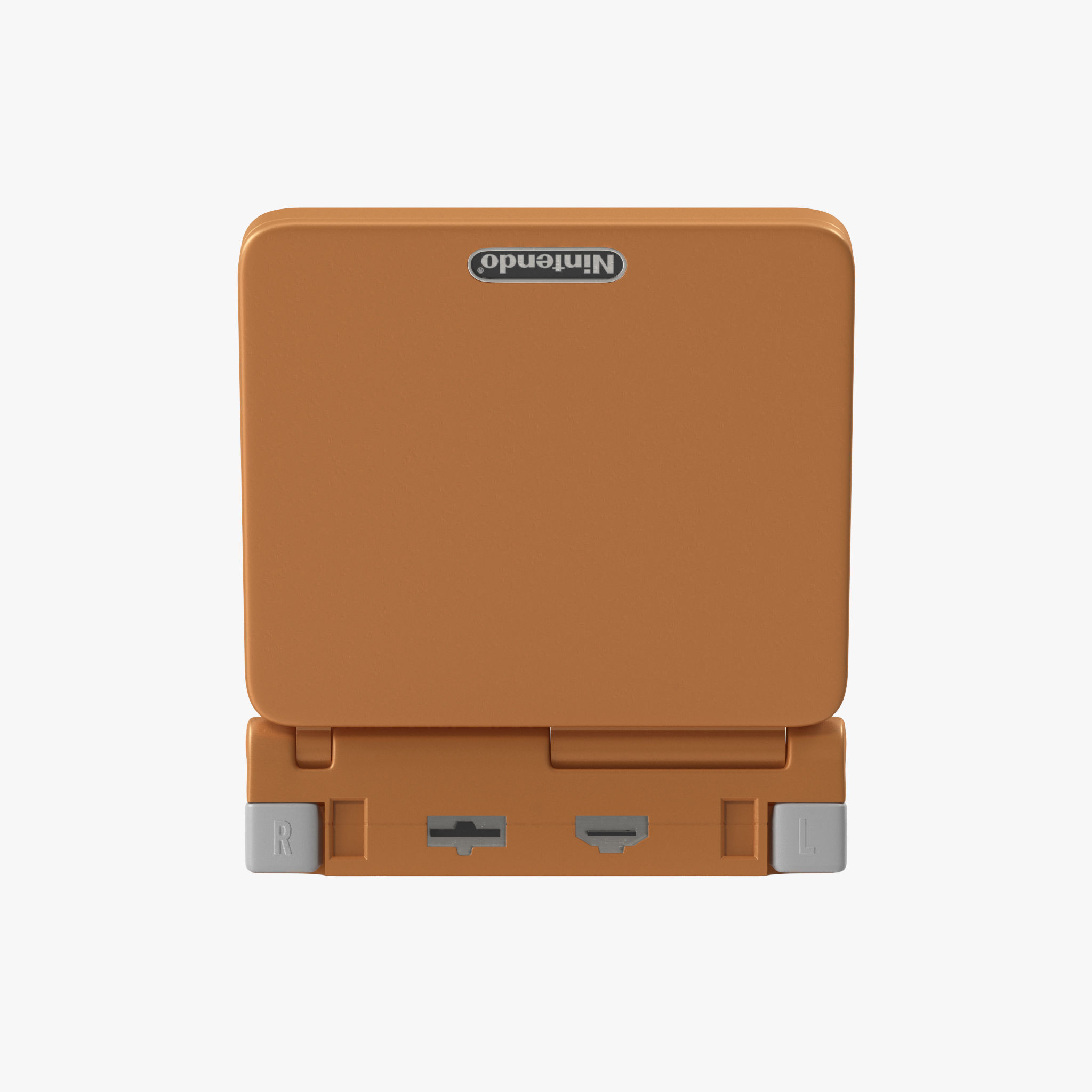 Game Boy Advance SP orange 3D model_7