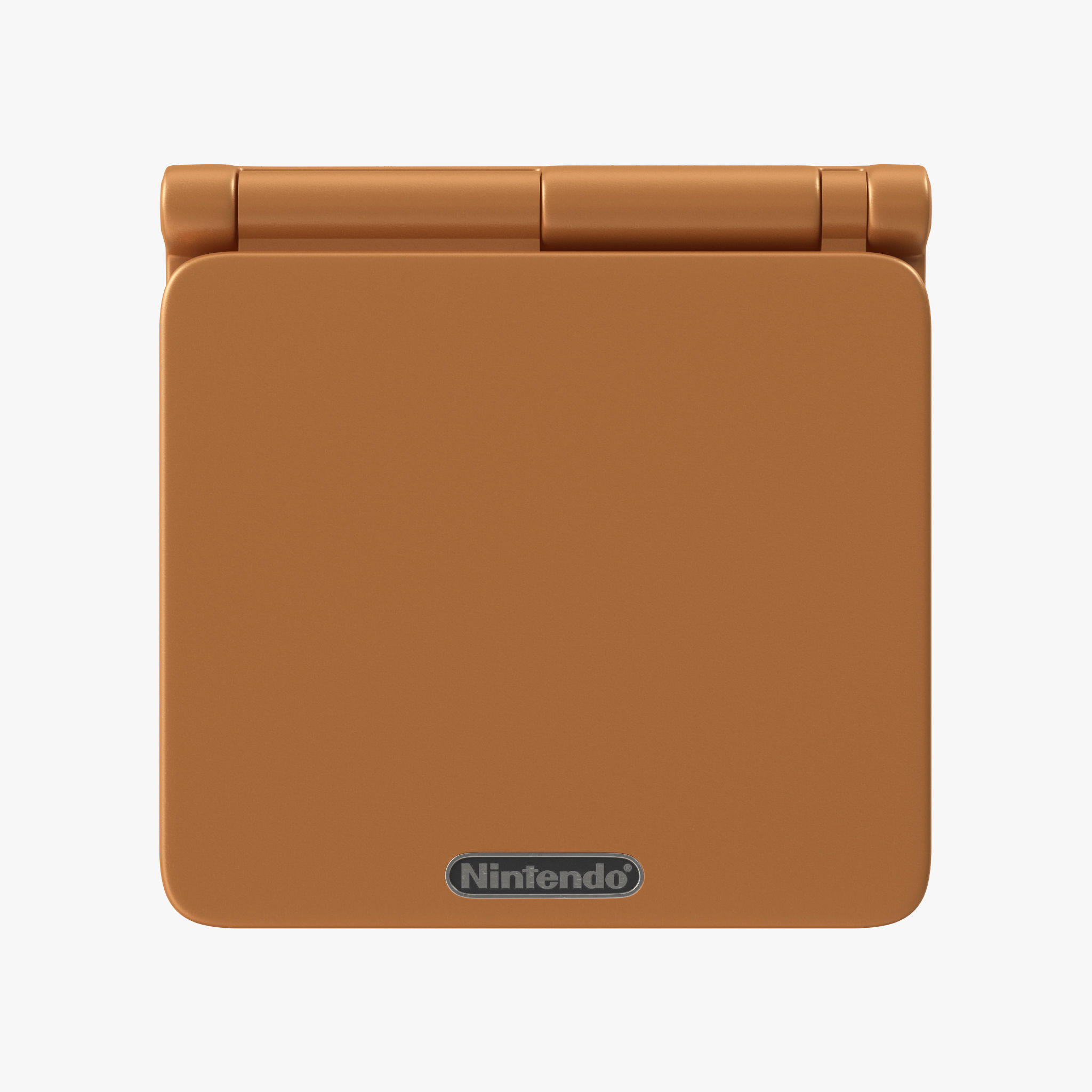Game Boy Advance SP orange 3D model_14