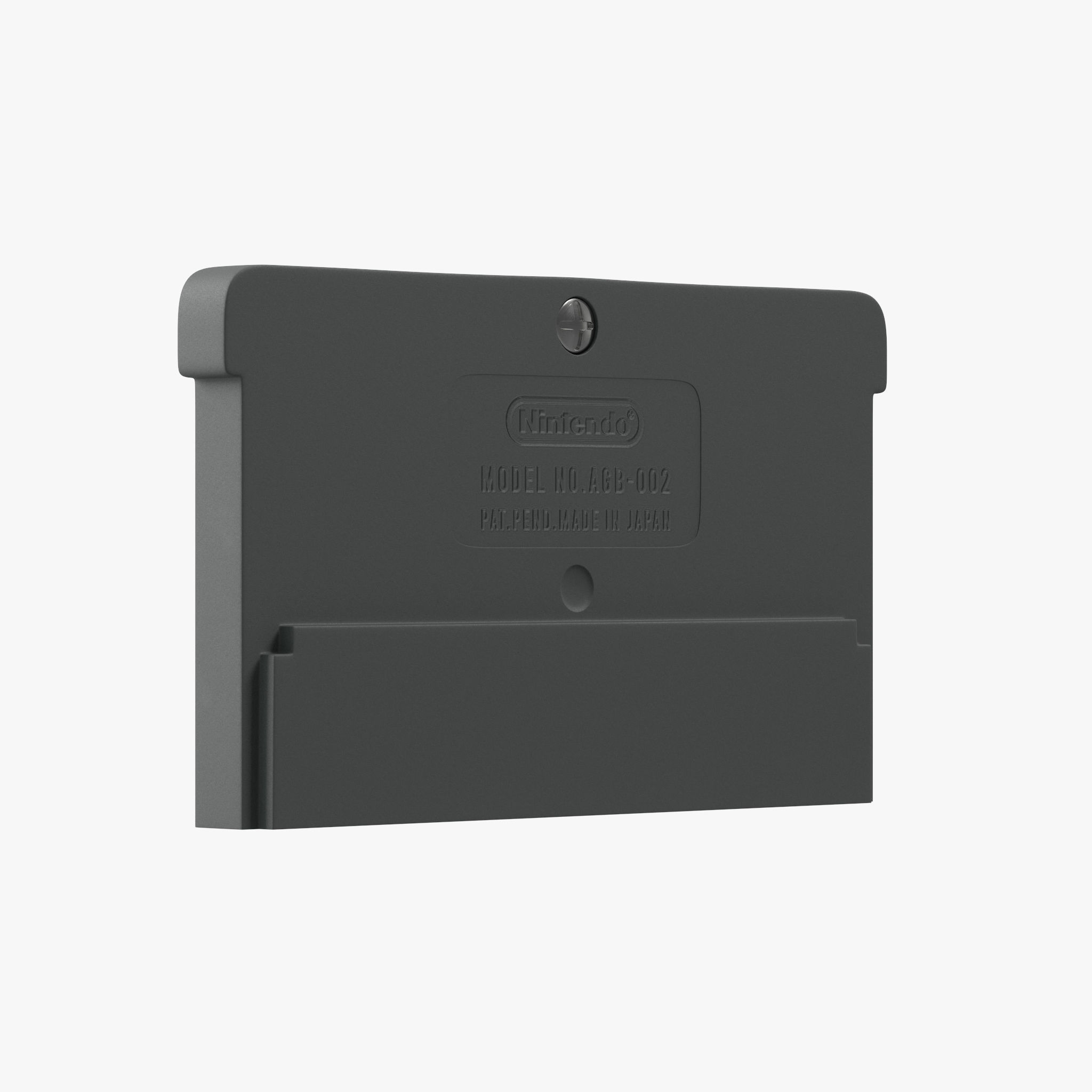 Game Boy Advance SP orange 3D model_24