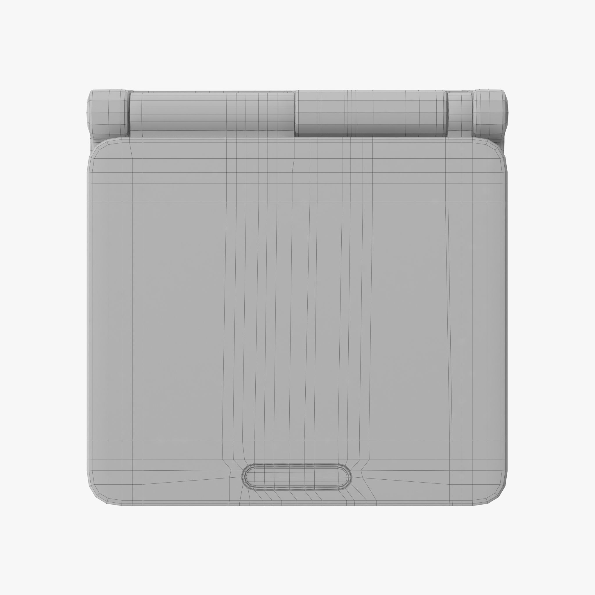 Game Boy Advance SP orange 3D model_35