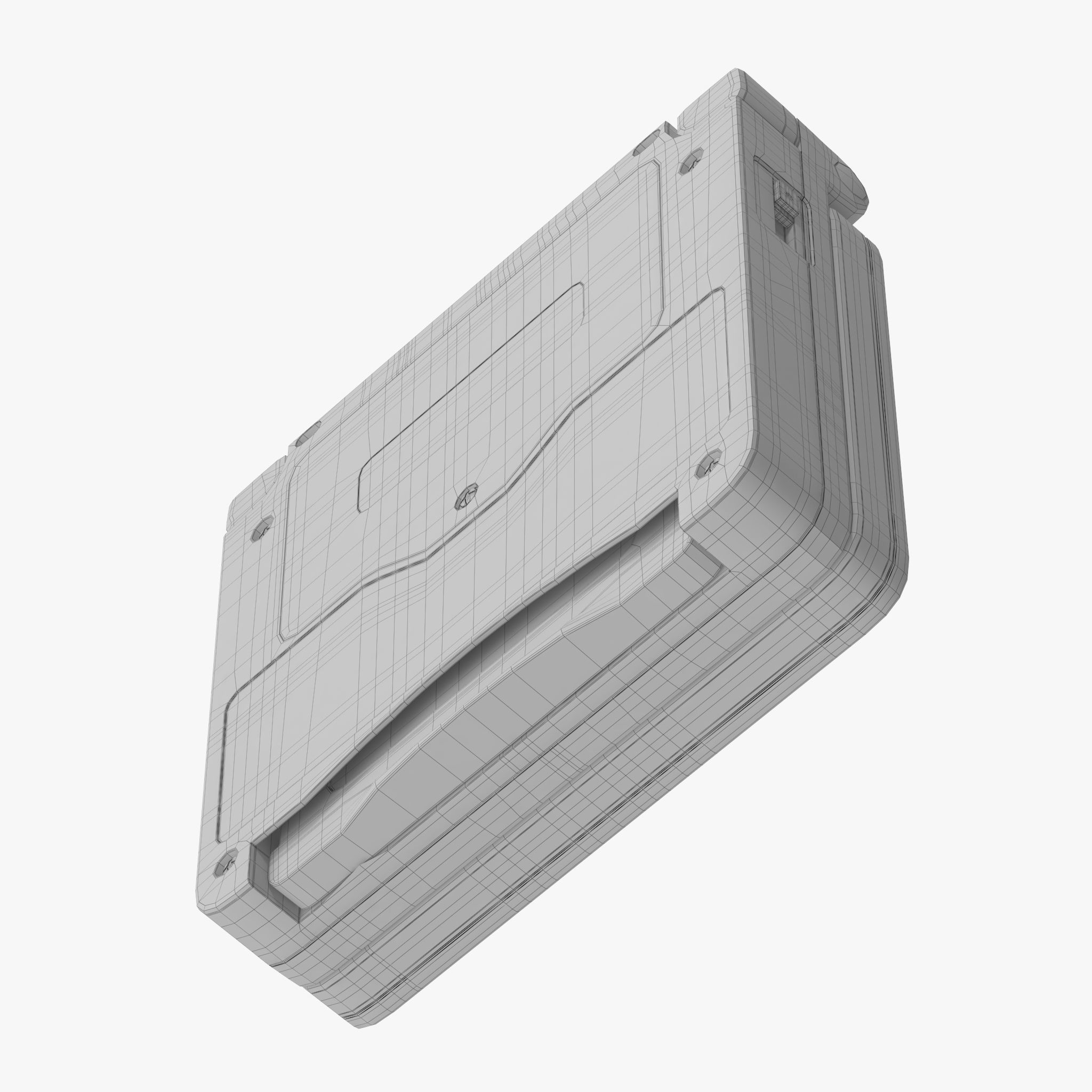Game Boy Advance SP orange 3D model_34