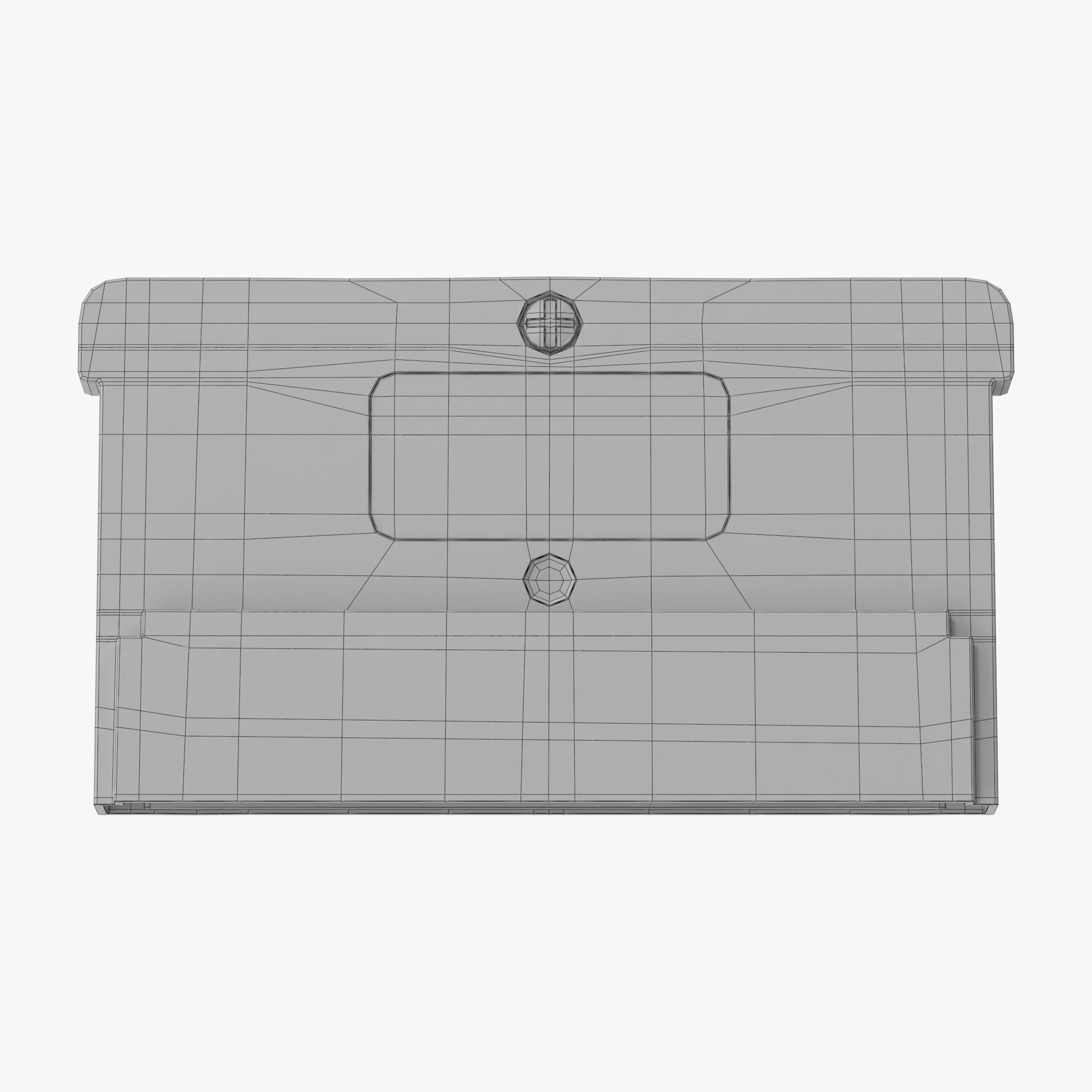 Game Boy Advance SP orange 3D model_40