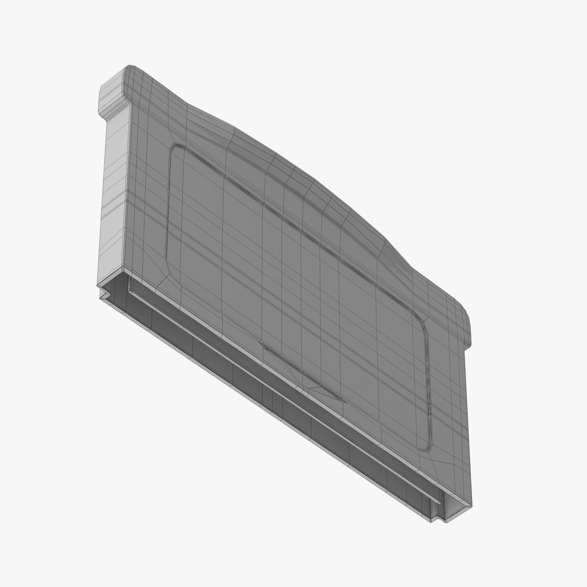 Game Boy Advance SP orange 3D model_37