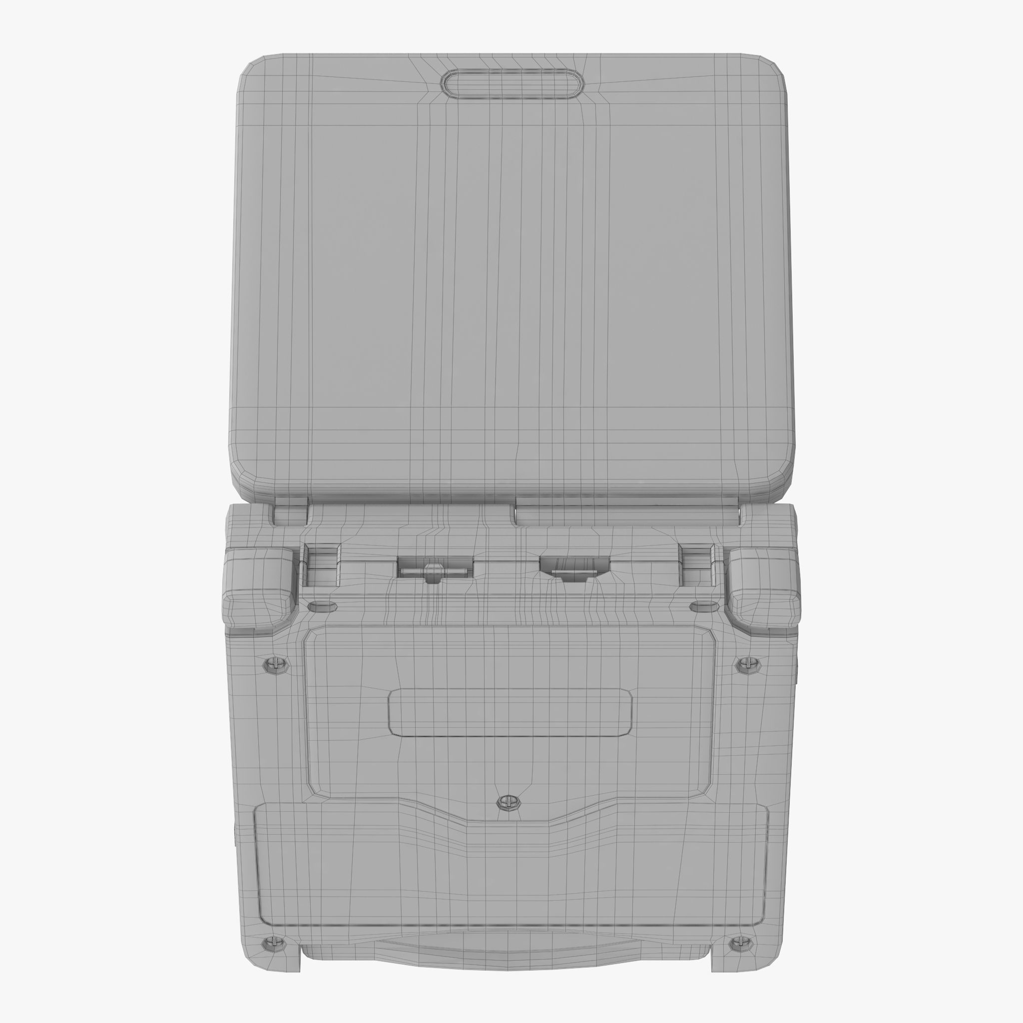 Game Boy Advance SP orange 3D model_32