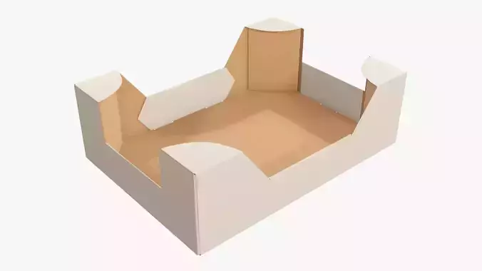 Retail cardboard tray box 02