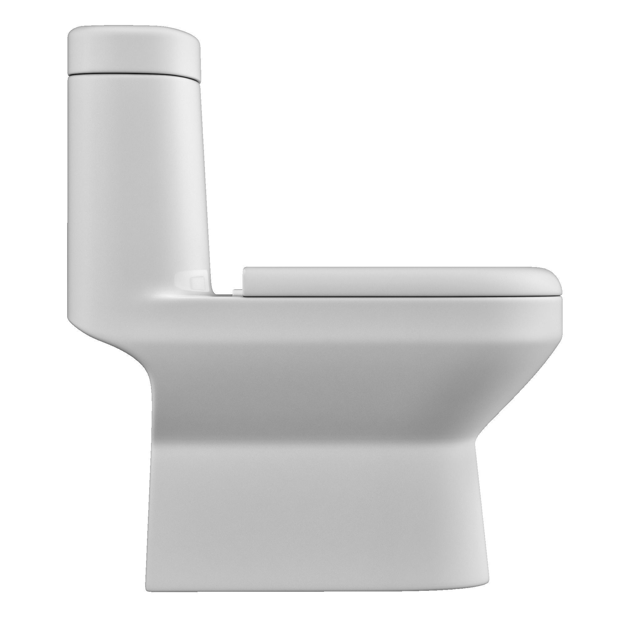 One piece EWC toilet 3D model Modeled in 3ds max 3D model_1