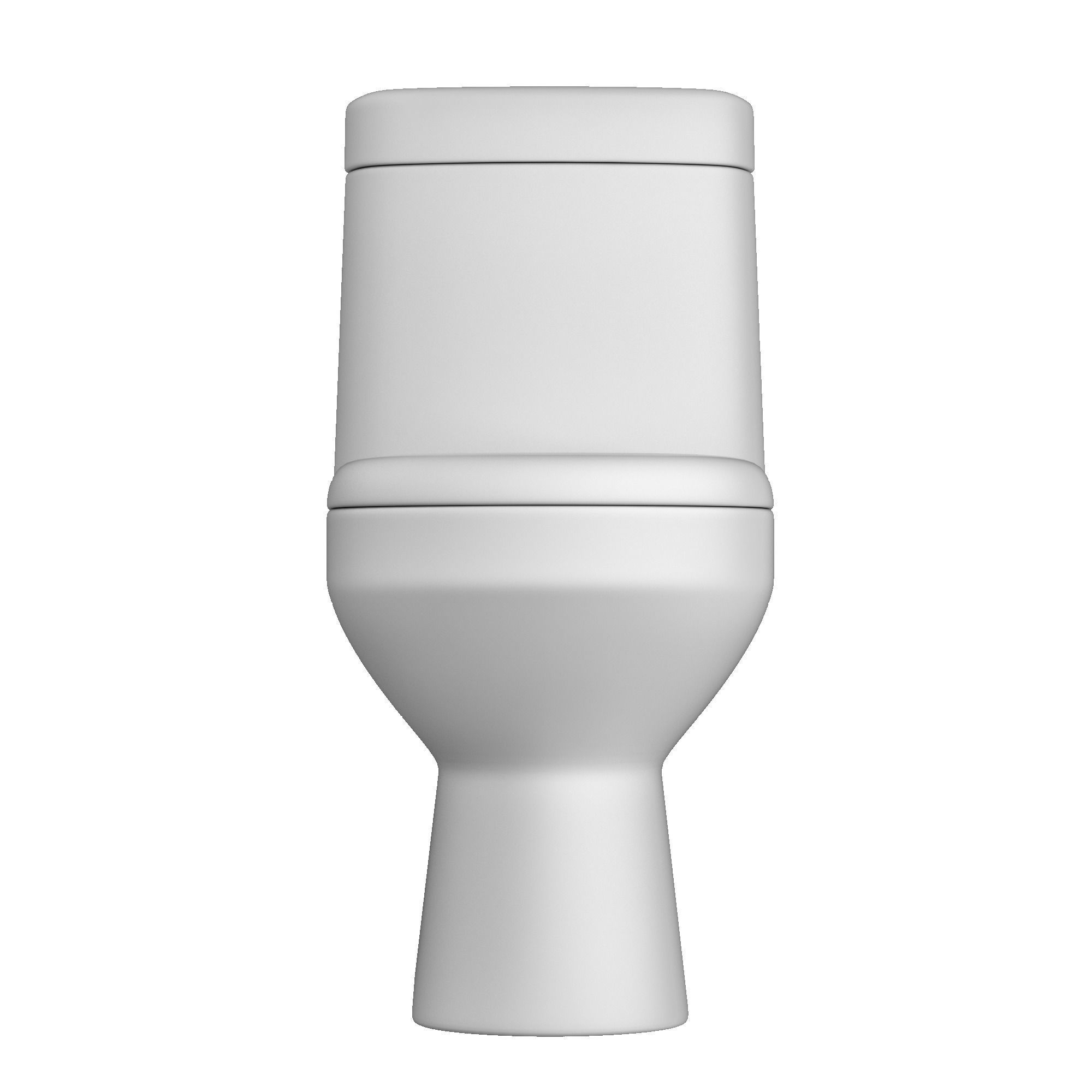 One piece EWC toilet 3D model Modeled in 3ds max 3D model_5