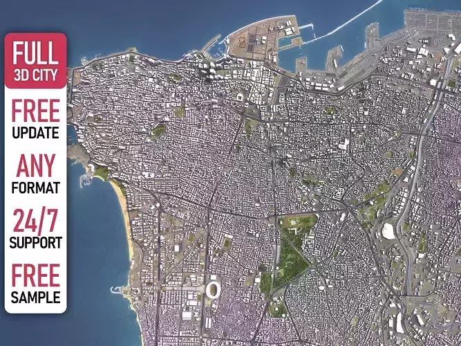 Beirut - 3D City Models