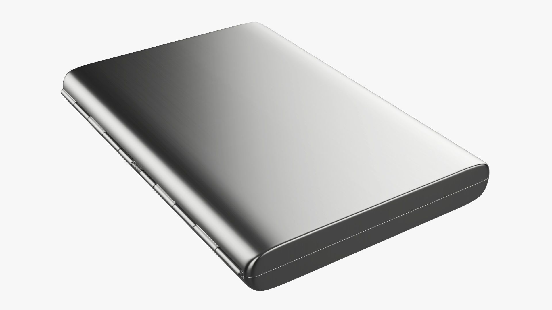 Cigarette metal case box 02 closed 3D model_3