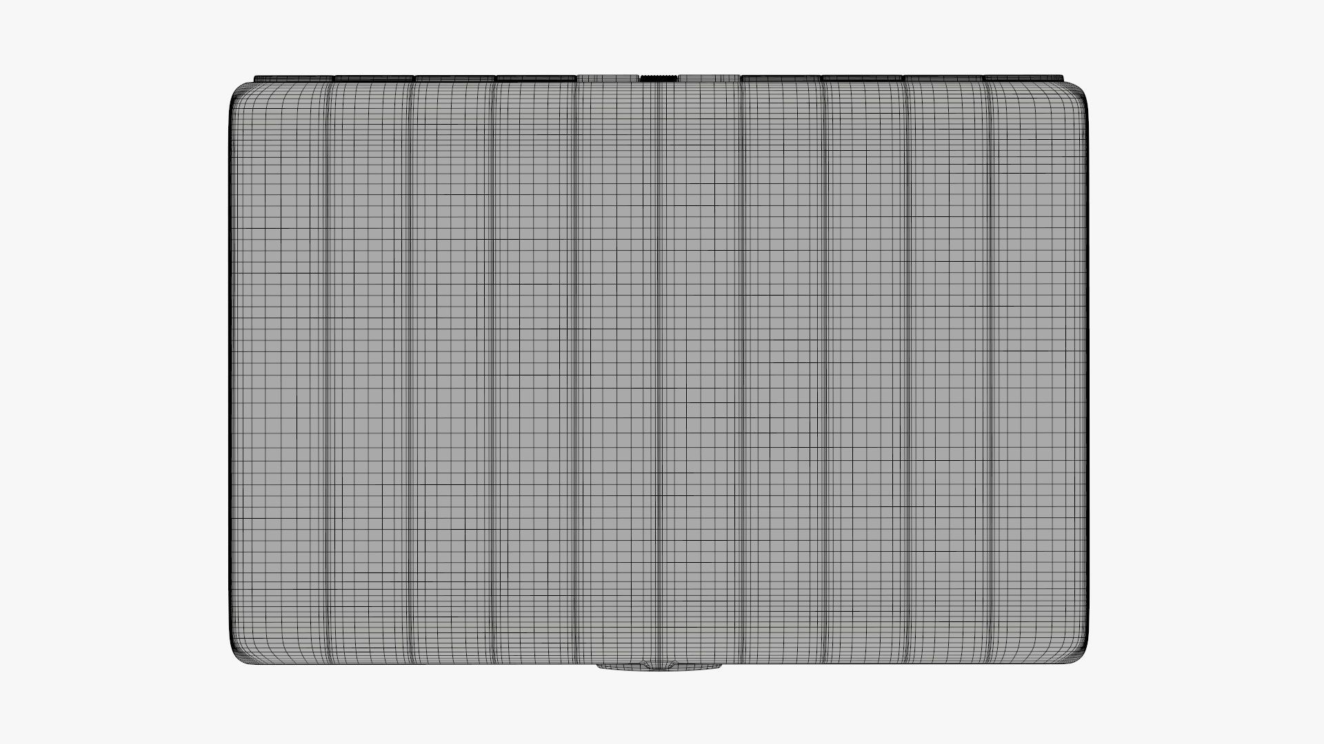 Cigarette metal case box 02 closed 3D model_10