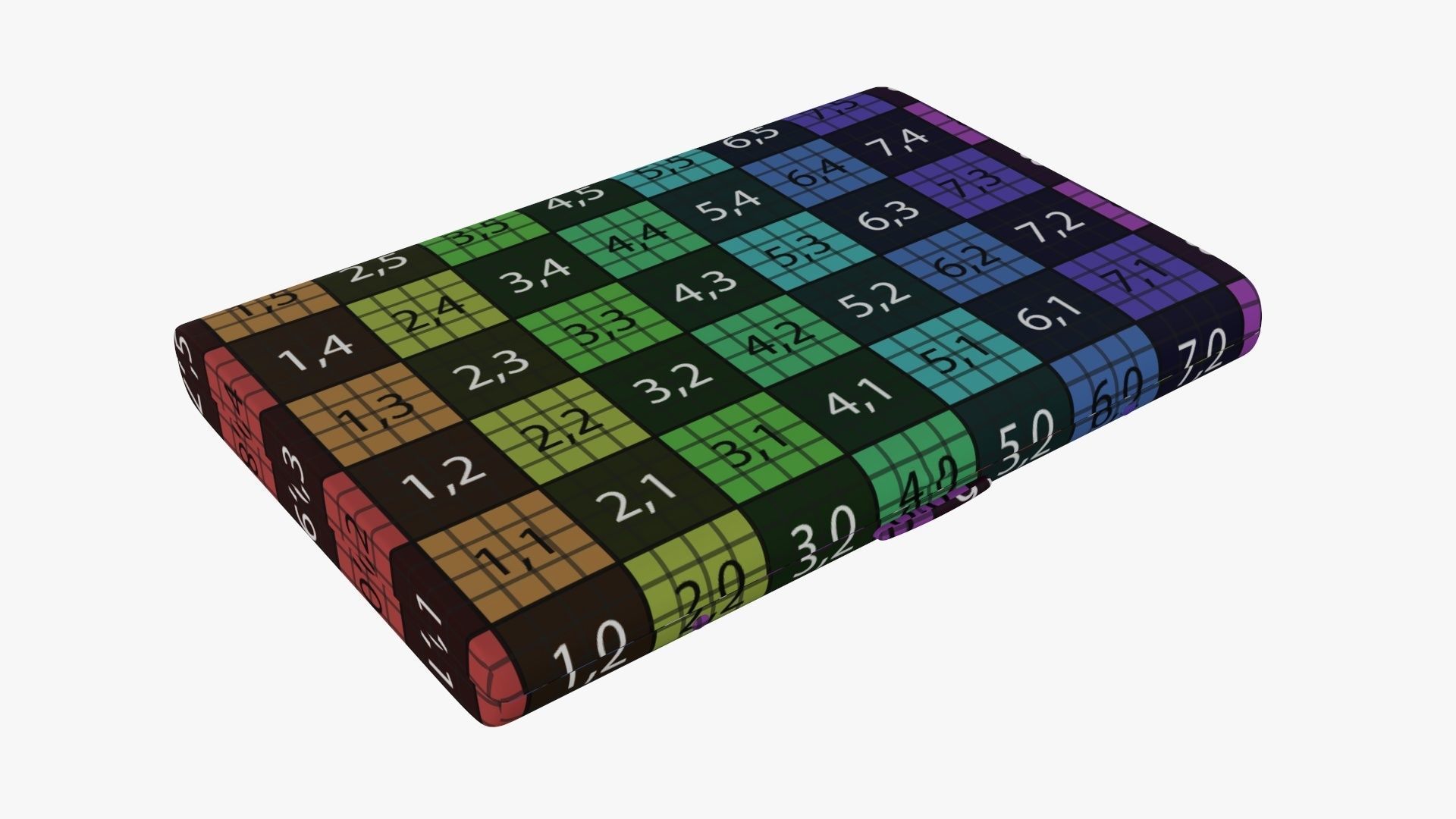 Cigarette metal case box 02 closed 3D model_12