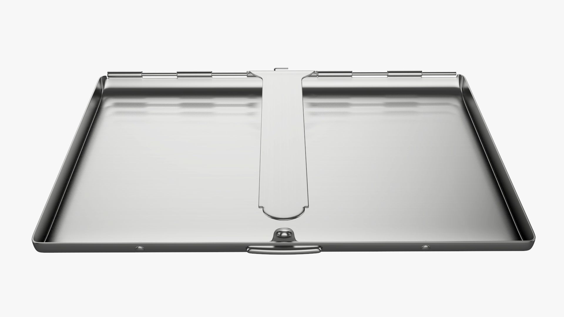 Cigarette metal case box 02 closed 3D model_2