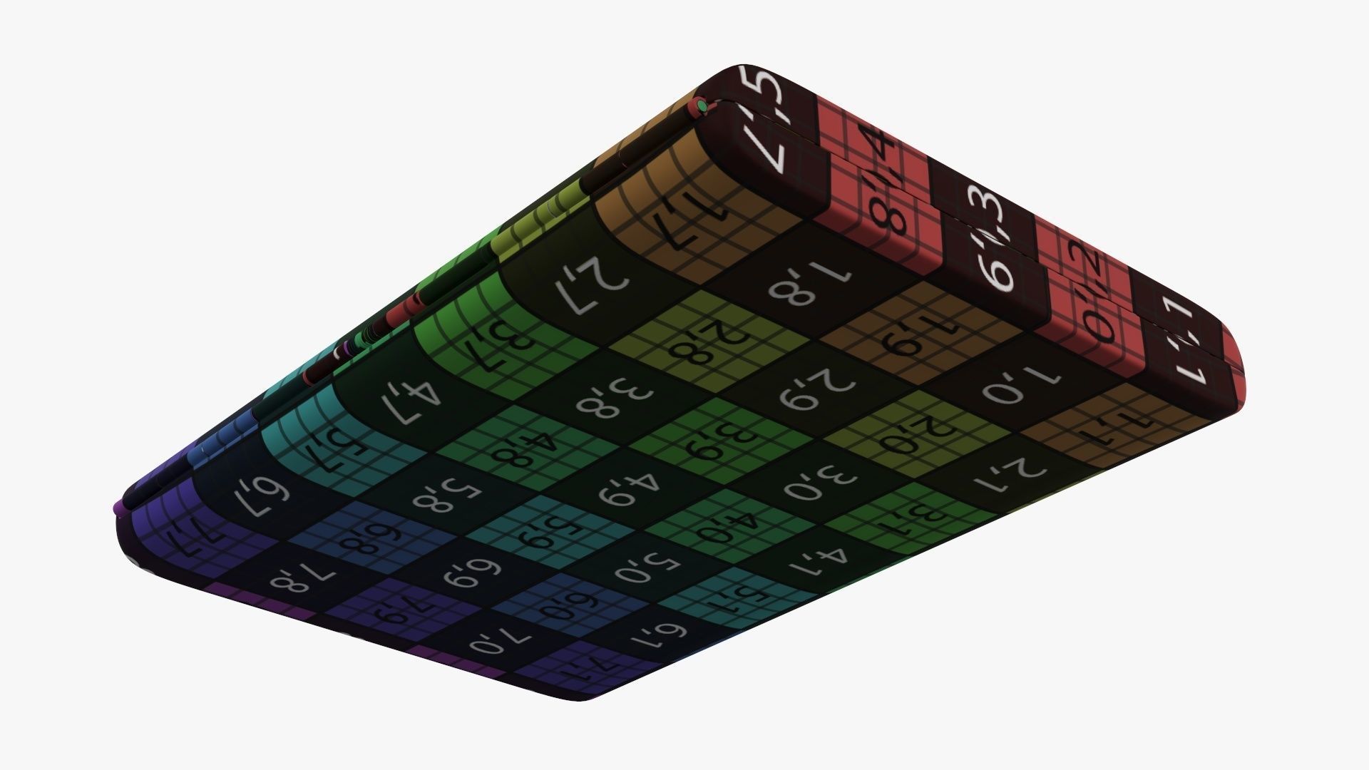 Cigarette metal case box 02 closed 3D model_16