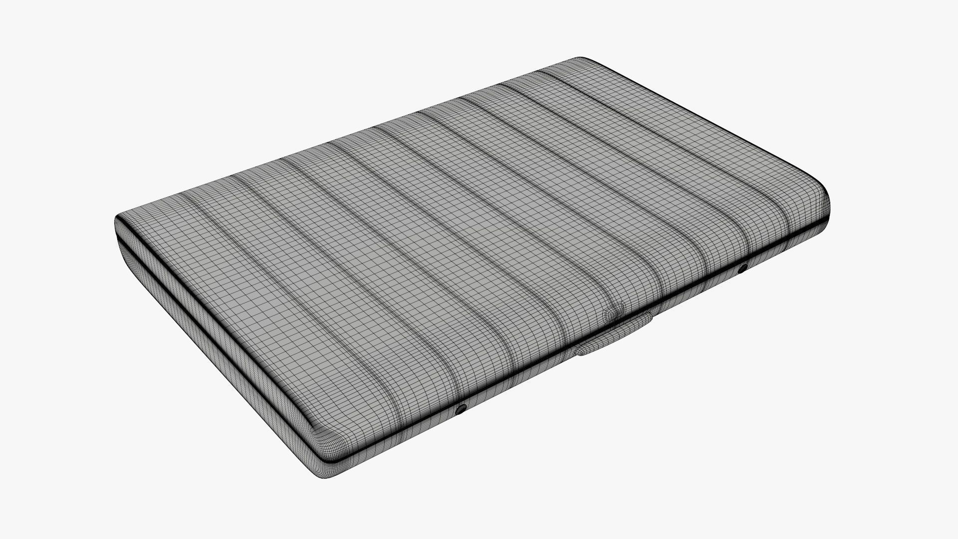 Cigarette metal case box 02 closed 3D model_7