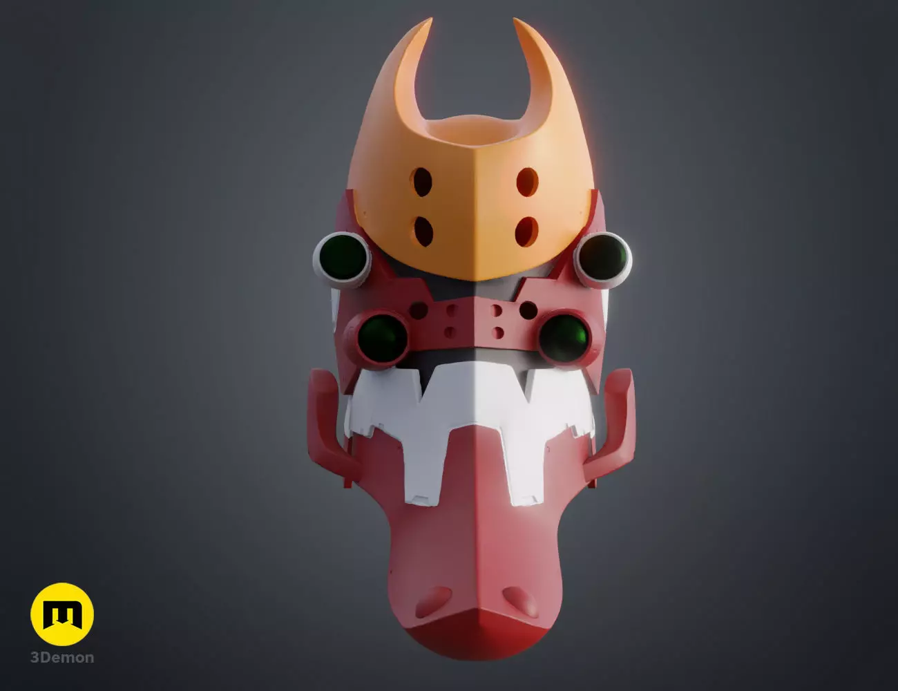 Eva 02 Helmet from Neon Genesis Evangelion 3D print model