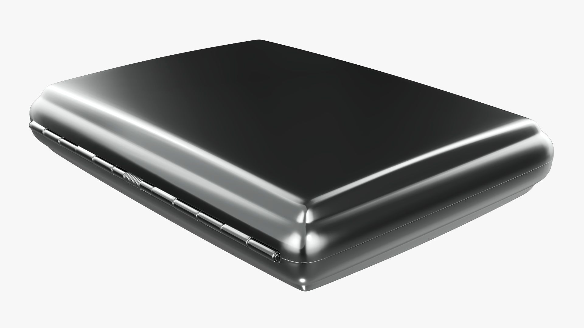 Cigarette metal case box 04 closed 3D model_3