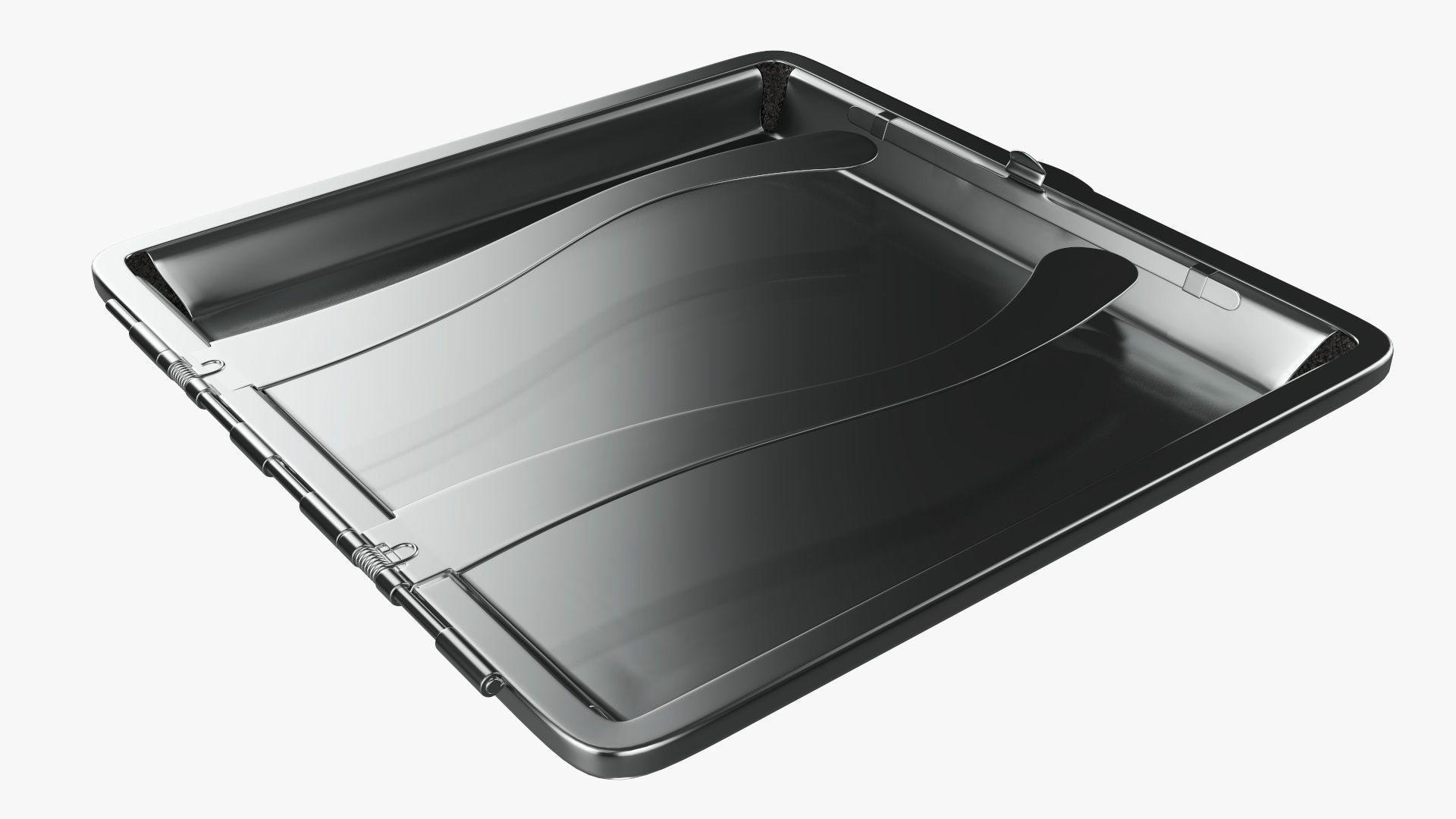 Cigarette metal case box 05 closed 3D model_4