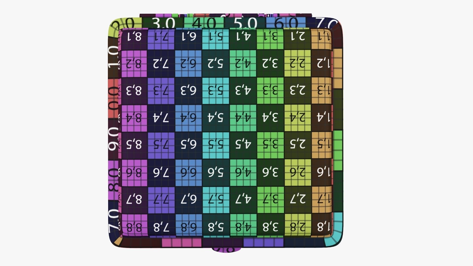 Cigarette metal case box 05 closed 3D model_19