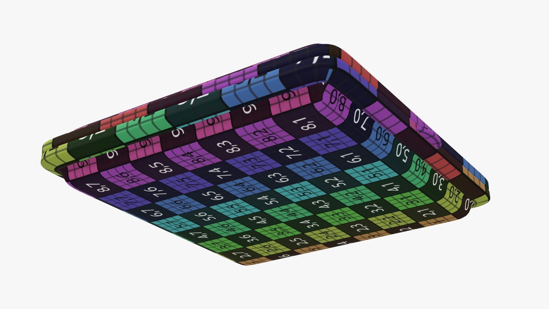 Cigarette metal case box 05 closed 3D model_20