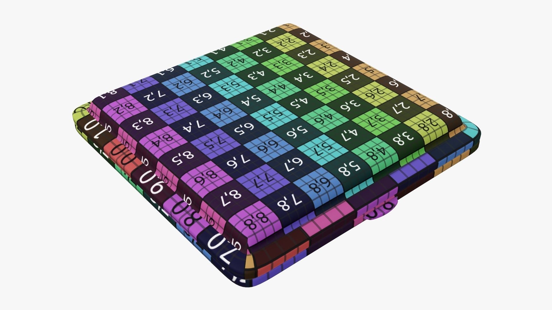 Cigarette metal case box 05 closed 3D model_16