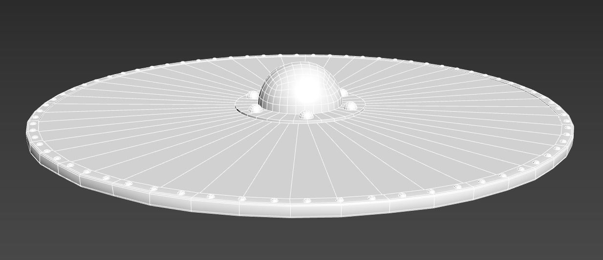 Viking Anglo Saxon Shield - 2 Variations Low-poly 3D model_3