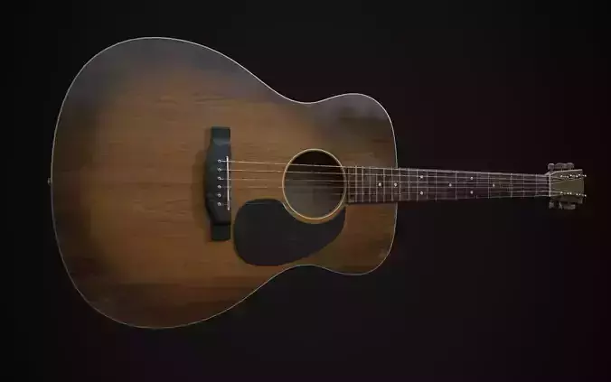 worn out guitar