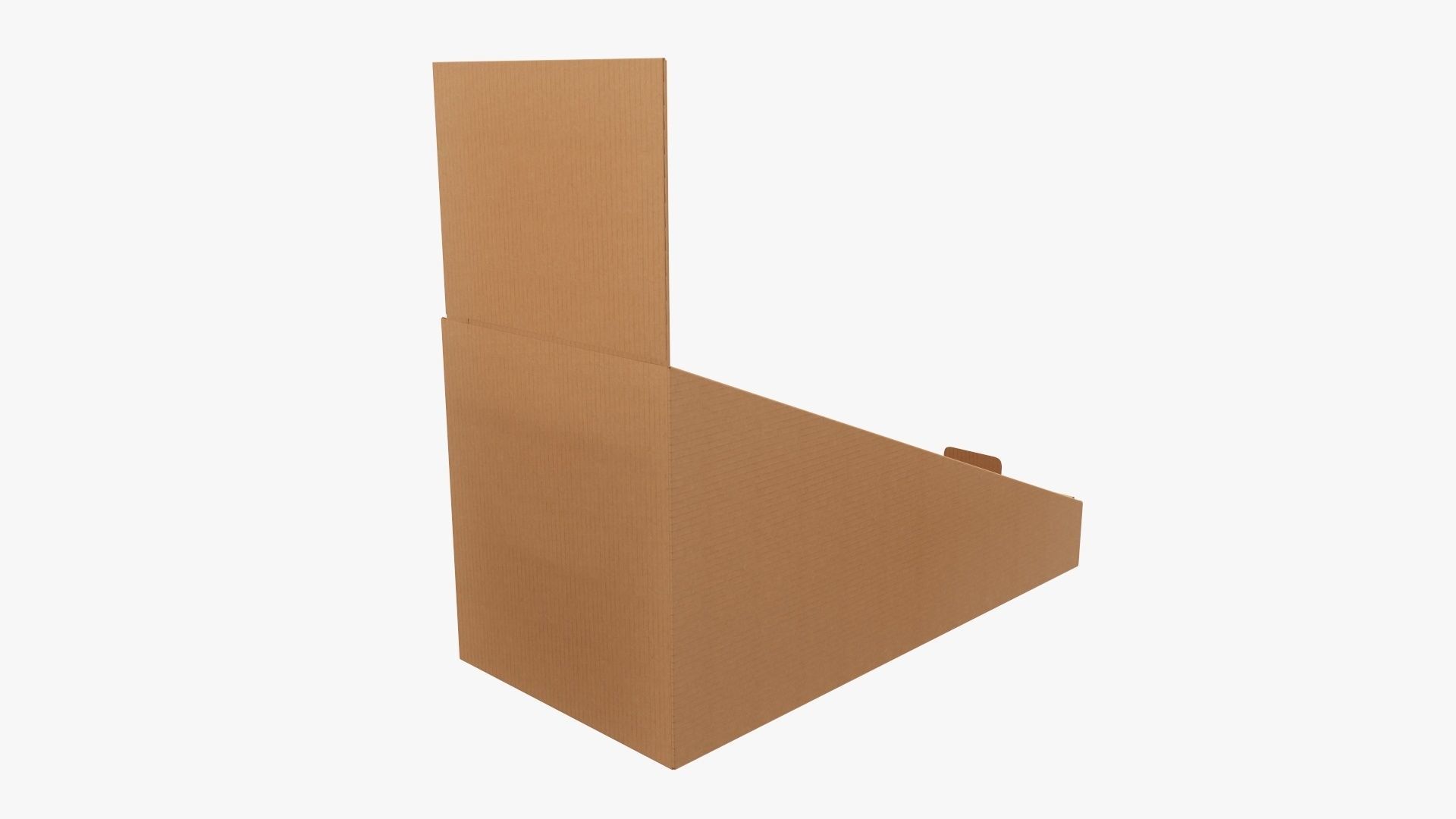 Product display stand cardboard 01 3D model_1
