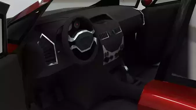 Affekta A212 Classic Concept Car - Low Poly 3D Model