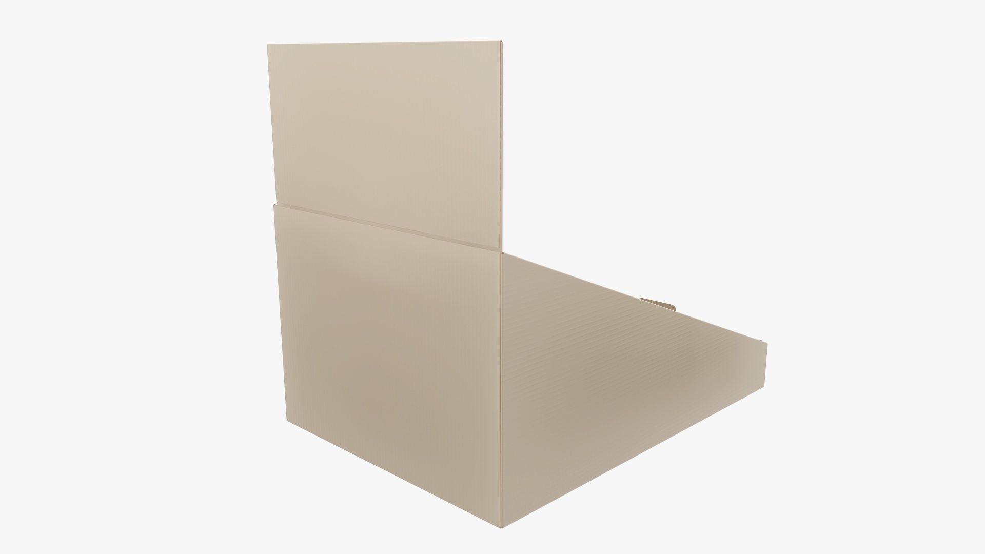 Product display stand cardboard 02 3D model_1