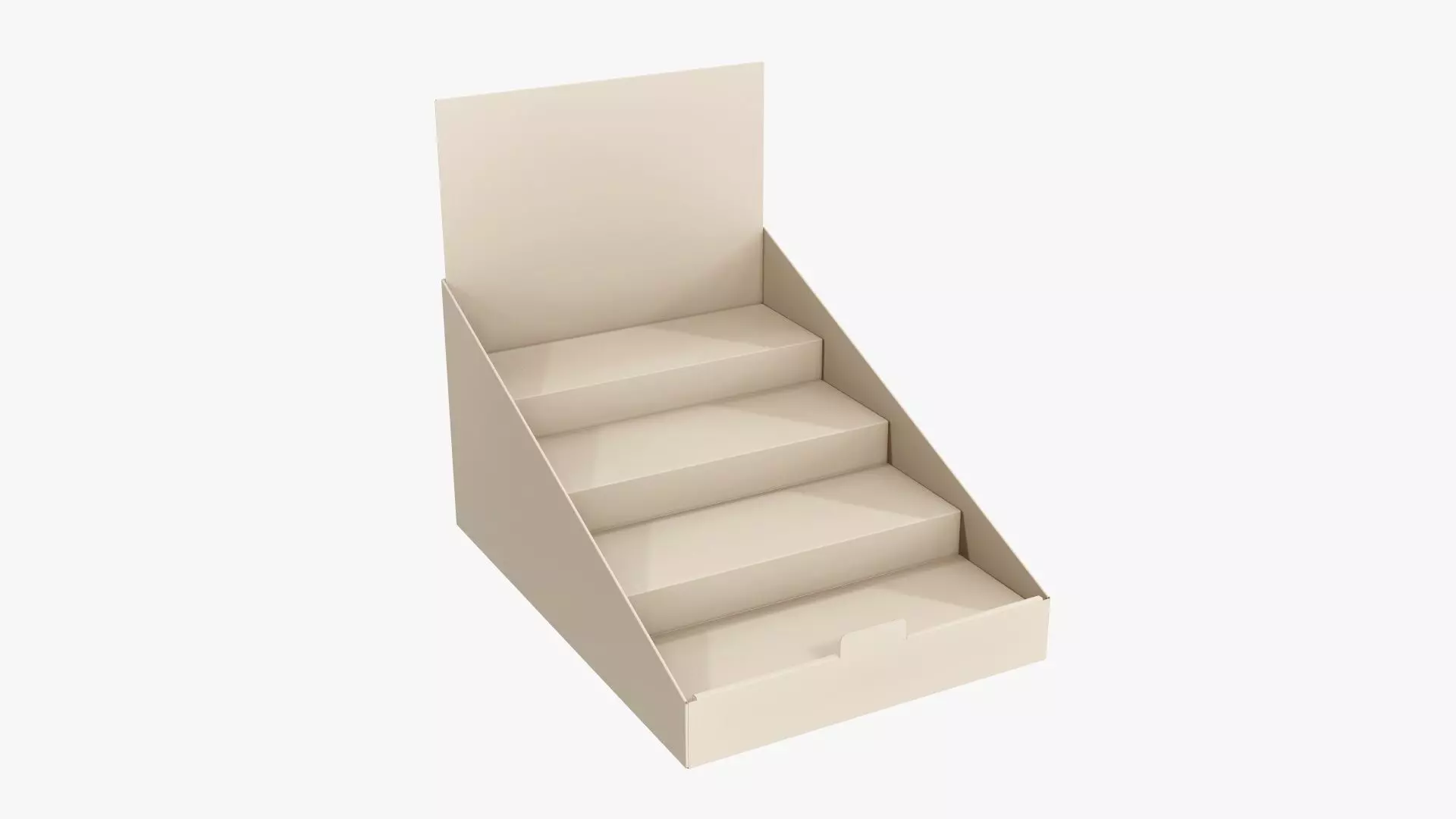 Product display stand cardboard 02 3D model_0