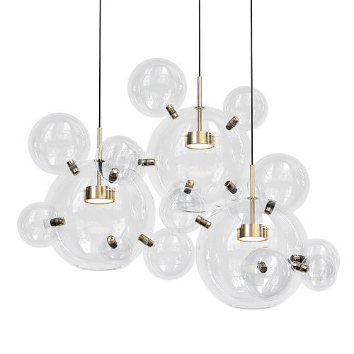 candela bubbles pendant light 3D model
