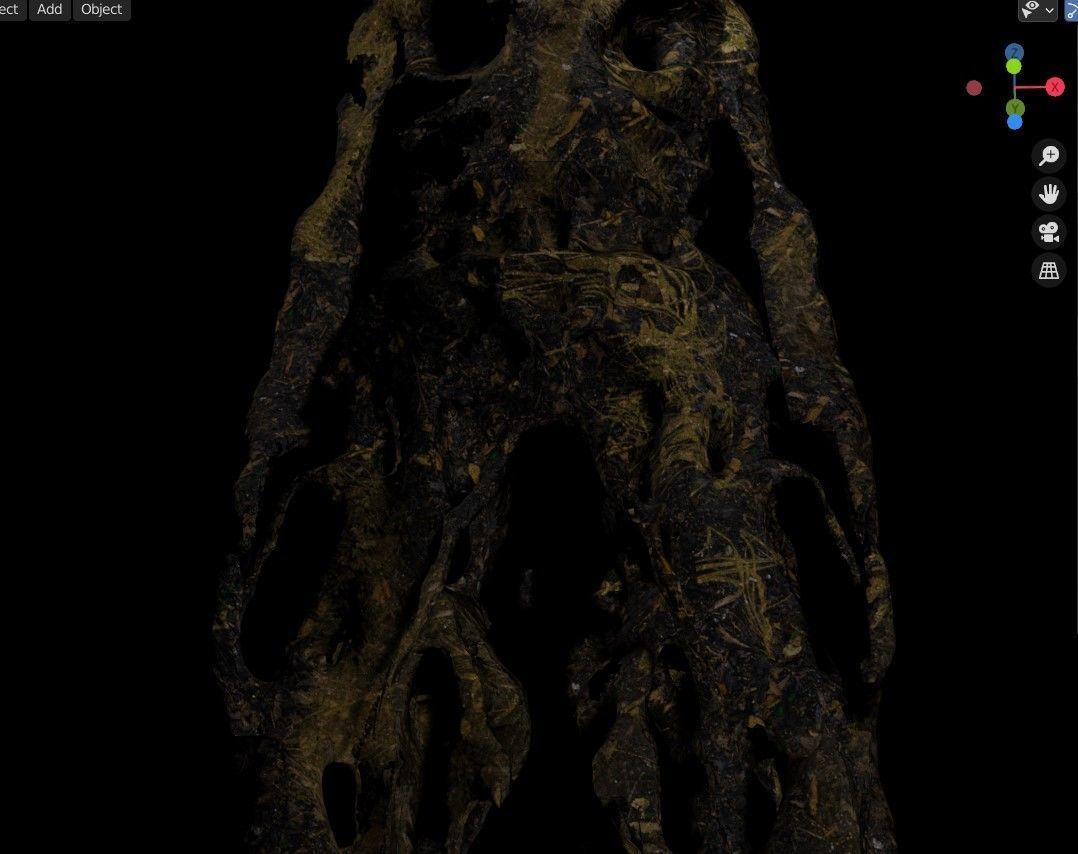 Spooky Cheap Tree Beast Low-poly 3D model_13