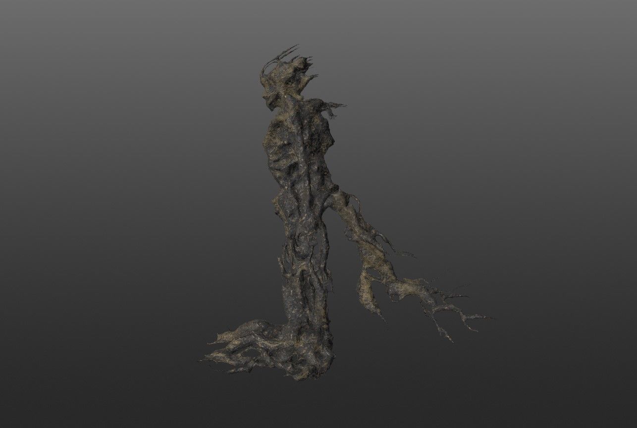 Spooky Cheap Tree Beast Low-poly 3D model_21