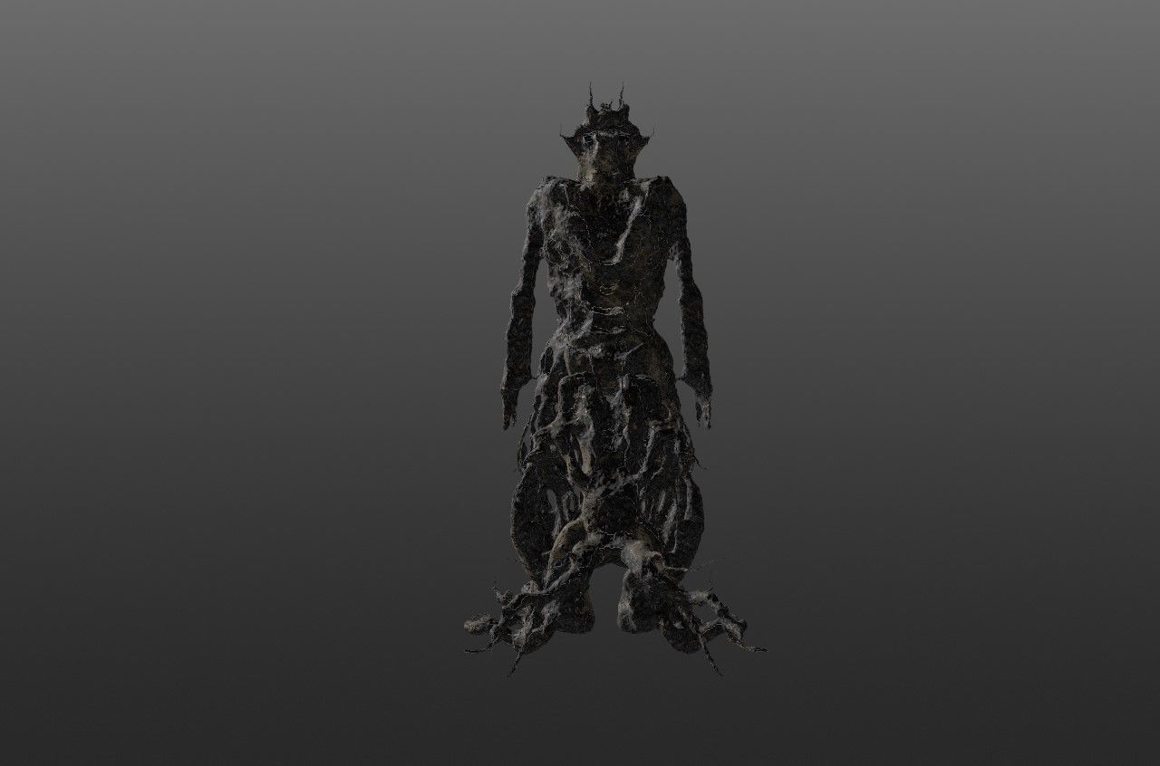 Spooky Cheap Tree Beast Low-poly 3D model_19