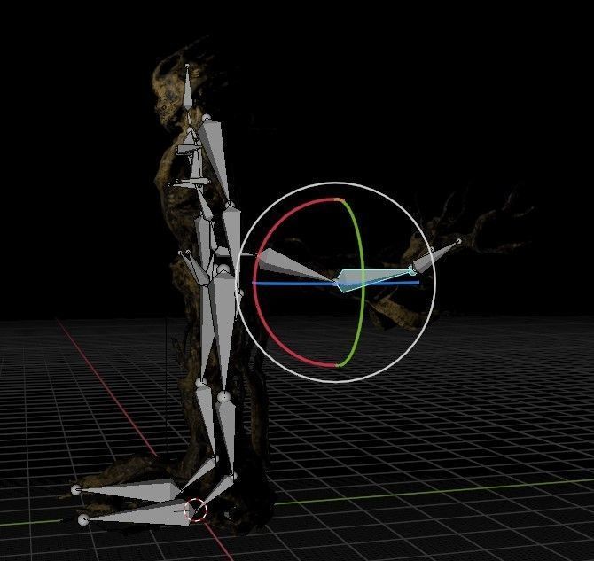 Spooky Cheap Tree Beast Low-poly 3D model_5