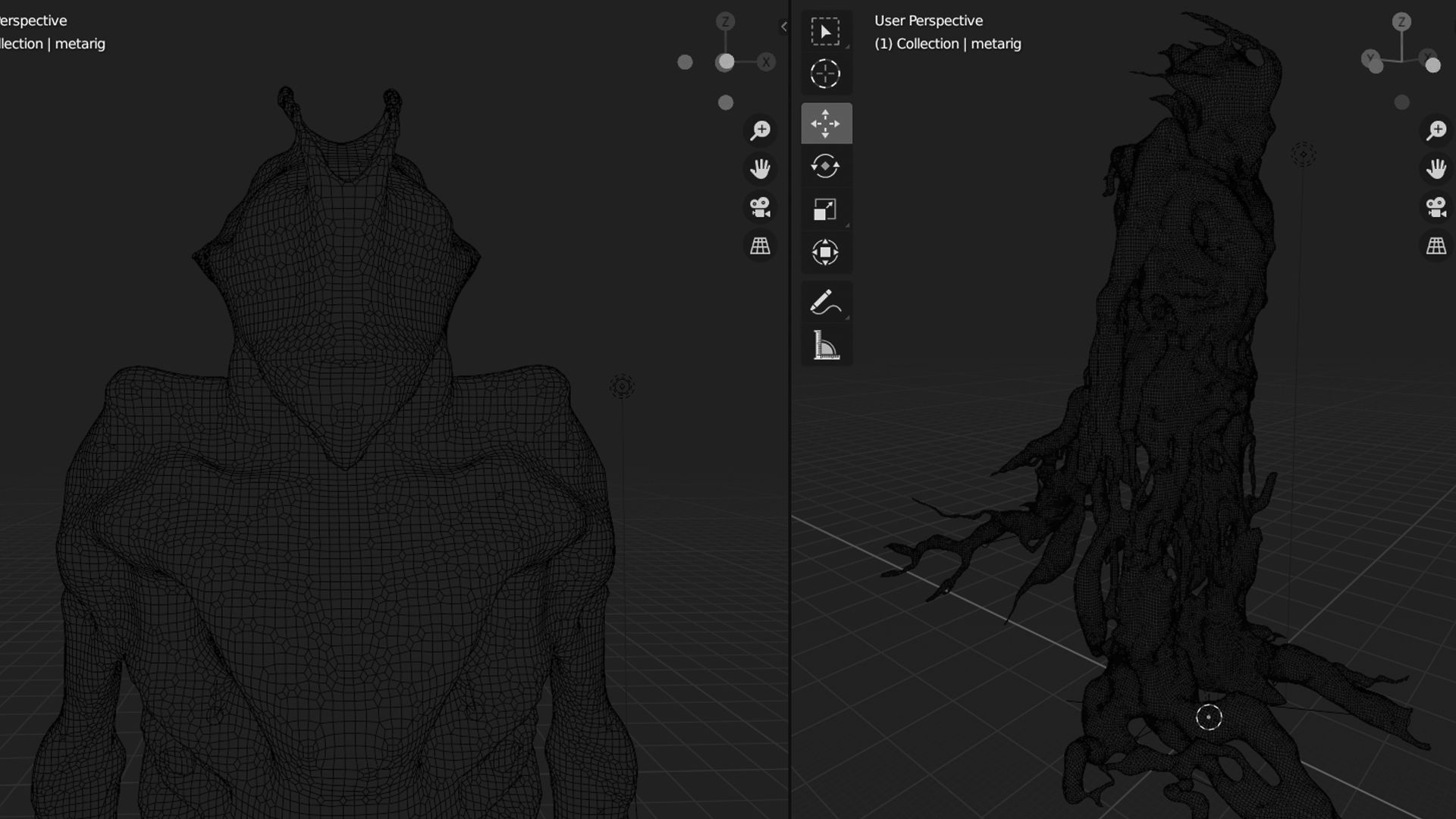Spooky Cheap Tree Beast Low-poly 3D model_24