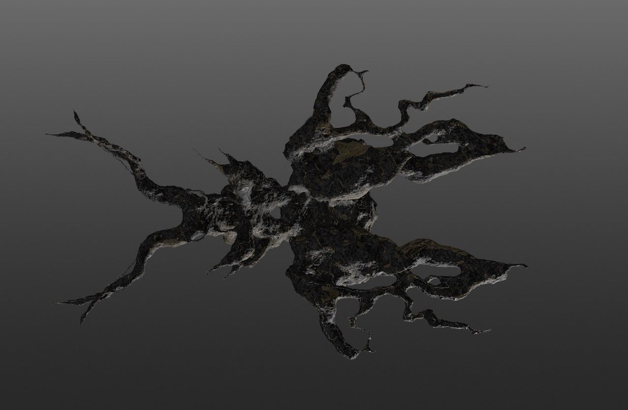 Spooky Cheap Tree Beast Low-poly 3D model_6