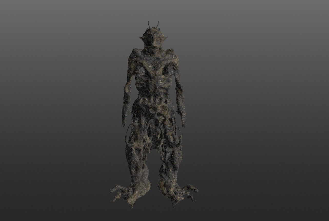 Spooky Cheap Tree Beast Low-poly 3D model_17